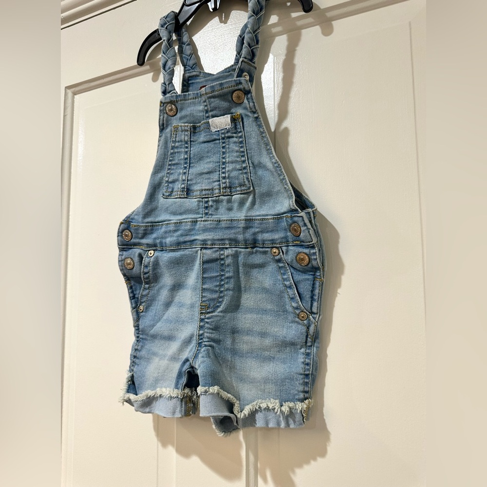3 set toddler kids girl carters 7 for all mankind sweater Jean overalls leggings - Picture 9 of 16
